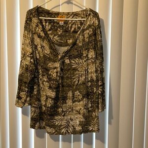 Ruby Rd 2x floral and stripped top w13